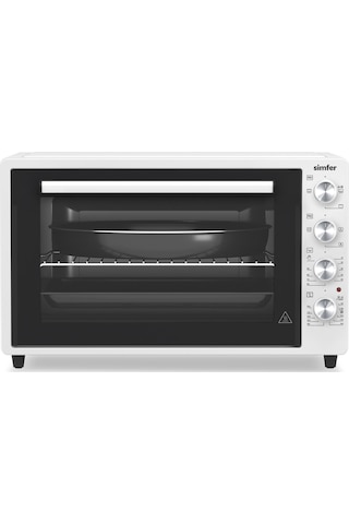 Simfer 7032 70 L Turbo Çift Cam Midi Fırın Beyaz