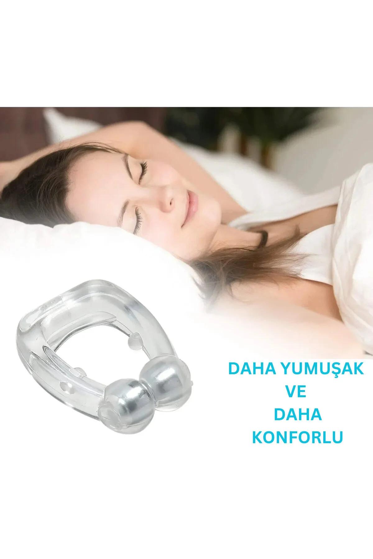 snoring Horlama Burun Klipsi Silikon