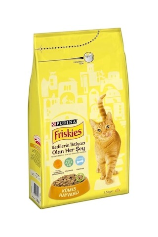 Friskies Kümes Hayvanlı Yetişkin Kedi Mama 2 x 1500 G