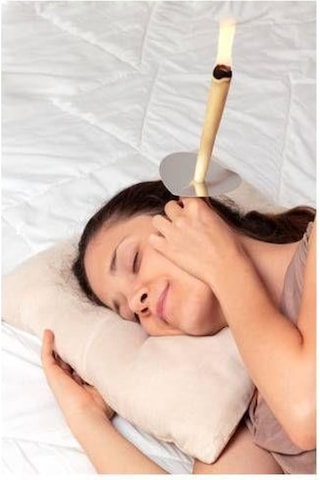Vakumlu Ear Candle Doğal Kulak Temizleme Mumu Çubuğu x 5