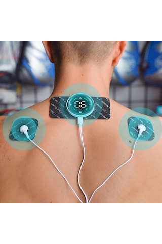 Servikal Masaj Ems Nabız Terapi Cihazı Tam Vücut Masaj Yaması, Spec: Uzaktan Kumandalı Tek Ana Bilgisayar Çok Renkli