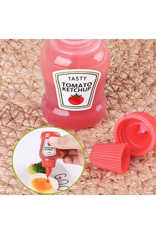 Qingmipy 4'lü Çocuk Lunch Sosu Dağıtıcı, Pe+pp Materyal, Sıkma Kapaklı, Leakproof, Transparan, Yemek Kutusu Aksesuarı, 25 Ml Diğer