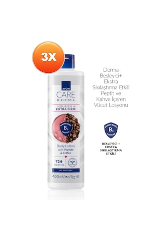 Avon Care Dermanourish + Extra Firm Vücut Losyonu 400ml Üçlü Paket