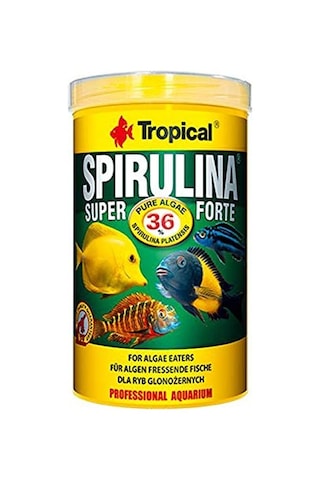 Tropical Super Spirulina Forte Pul Yem 100gr Kovadan Bölme