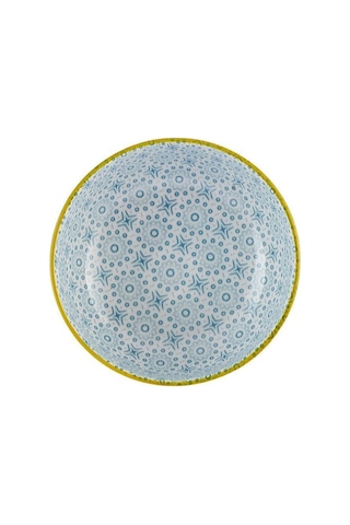 Karaca Floral Mavi Round Çerezlik 10 cm