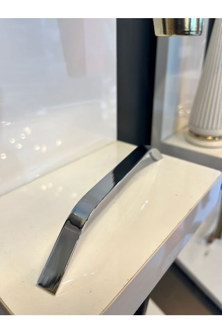Şahin Metal Kulp 192mm Krom Dolap Kapak Modern Tv Ünite Çekmece Mobilya Komidin Vestiyer Krom