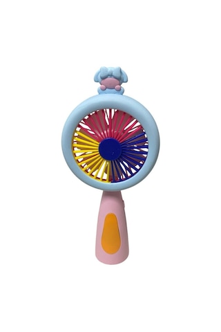 19 Cm Işıklı Şarjlı 2 Kademe El Fanı 9532