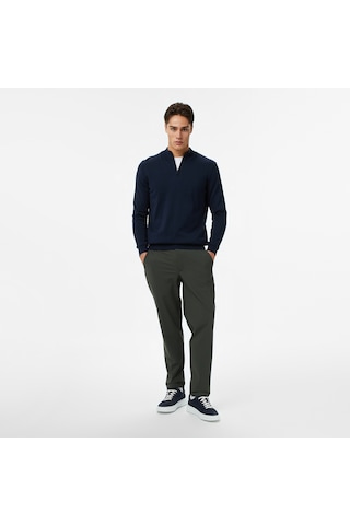 Nautica Erkek Lacivert Classic Fit Kazak Düz S57104t Lacivert
