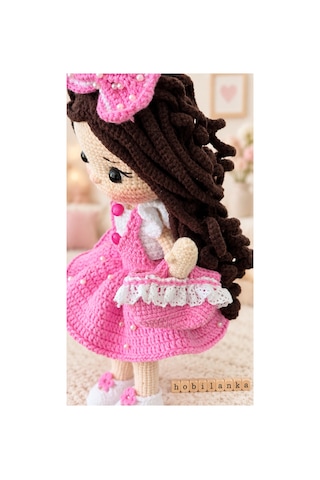 Masal Kızı El Yapımı Amigurumi Bebek 28499616