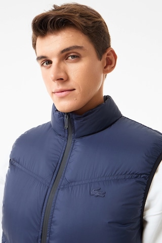 Lacoste Down Fill Mens West Dik Yaka Kaz Tüyü Erkek Yelek Lacivert Lacivert