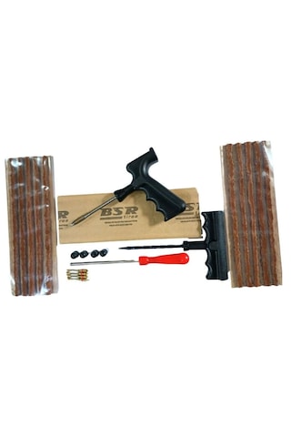 Dubleks Lastik Tamir Seti : 15 Adet 20cm Kalın Fitil , 3 Alet , Sibop Iğnesi Ve Kapak Ilave