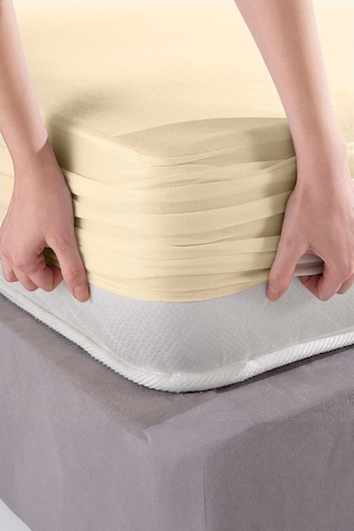 Colorful Micro Fitted Full Kenar Sıvı Geçirmez Yatak Koruyucu Alez Bej