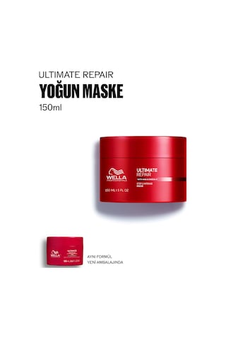 Wella Professionals Ultimate Repair Tüm Saç Tipleri İçin Yoğun Onarıcı Saç Bakım Maskesi 150 Ml