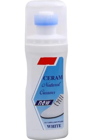 Monyee Ayakkabı Temizleyici Ve Beyazlatıcı Krem - Fırçalı, Deri-kanvas-uydu Lifleri İçin, Su Gerektirmeyen, Kalıcı Parlaklık Sağlar Beyaz