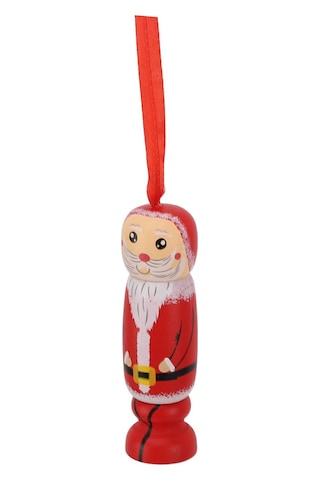 Yunboo Ahşap Noel Baba Süsü - Çekmeceli Tasarım, Asma/rakip Oynatma, Noel Ağacı/ev Dekorasyonu, Kaliteli Çam, Eğlenceli Hediye