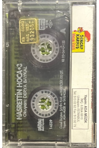 Kaset Nasrettin Hoca 3 Sincap Kardeş Masal Dizisi Derya Baykal Ka