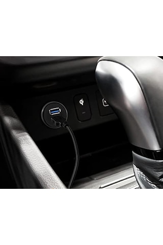 5151 Usb Çoklayıcı Hub Araç İçi Kontrol Paneli Uzatma Aux Kablosu