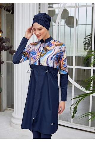 Maresiva 252401 Iva Lacivert Tam Boy Tesettür Mayo Lacivert
