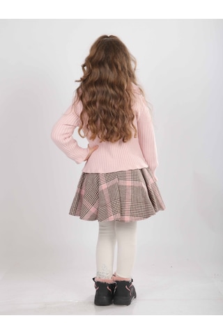 Xo Kids Kız Çocuk Elbise 1-5 Yaş 4815 Pembe