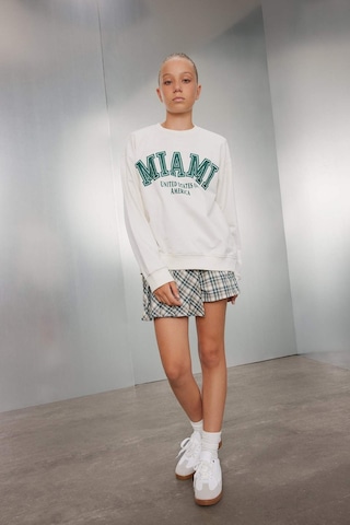 DeFacto Kız Çocuk Beli Lastikli Pileli Ekose Şort Etek C7296A824AUGN1116 Yeşil