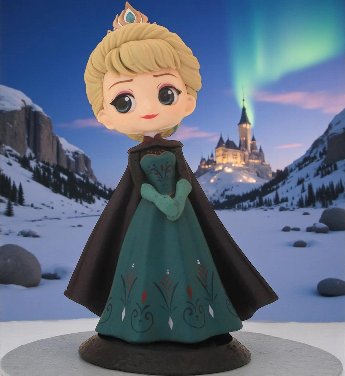 Karlar Ülkesi Frozen Prenses Elsa Anime Karakter Figür Oyuncak Dekoratif Hediyelik Biblo Bebek Mdl 3 Frozen - Elsa