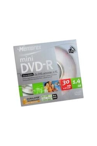 Memorex Mini Dvd-r 1.4 Gb Kamera Kayıt Dvd