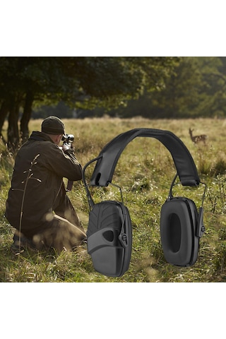 Homyl Kulak Manşonları İnşaat İşitme Koruması Siyah