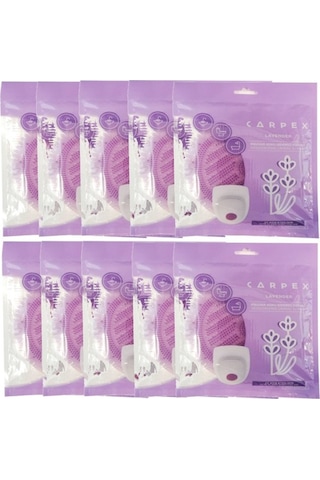 Carpex Pisuvar Koku Giderici Süzgeci Lavender Kokulu 10'lu Set