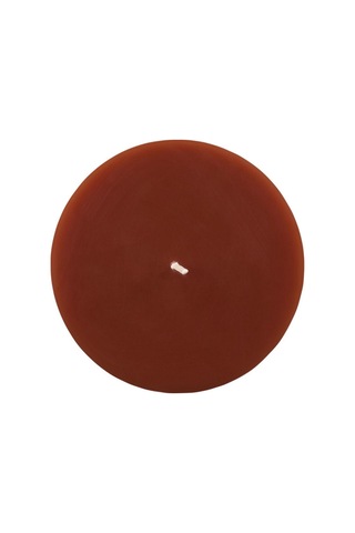 7x7 Kahve Rengi Silindir Mum Kahverengi