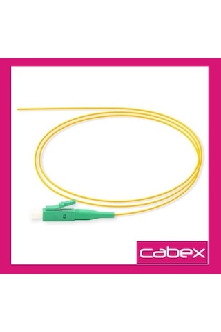 Cabex - 1 MT LC SM/APC 9/125 Singlemode Pigtail SM
