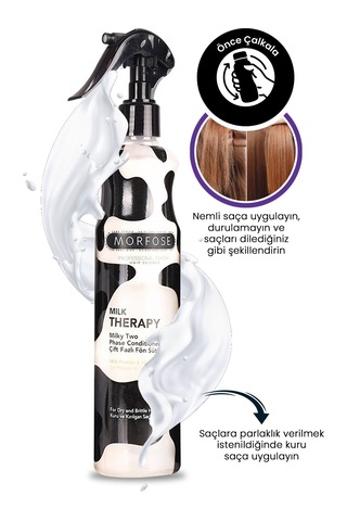 Morfose Milk Therapy Çift Fazlı Fön Sütü 400 Ml 2 Adet + Head&shoulders Dermaxpro Yatıştırıcı Şampuan 300 Ml