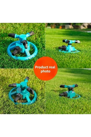 Besthome1 360 Derece Otomatik Döner Lichen Yağmurlama Memesi Su Püskürtme Sistemü 1 Adet 1 Adet