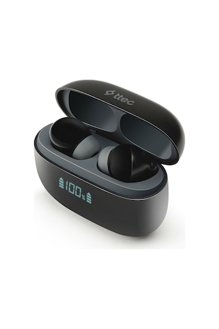 Ttec 2KM159S AirBeat Pro Anc Lcd Gerçek Kablosuz Tws Bluetooth Kulaklık Siyah