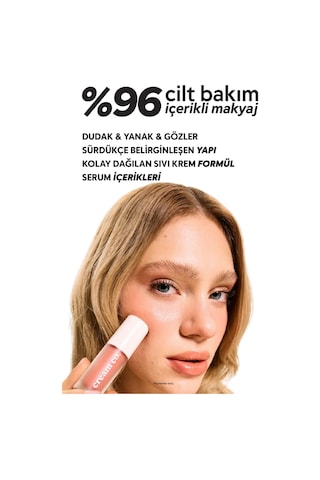 Cream Co. Nemlendirici Besleyici Işıltılı Dudak Yanak Göz Renklendirici Glow Tint Soft Mocha