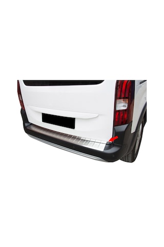 S-Dizayn  Opel Combo E Krom Arka Tampon Eşiği 2019 ve Üzeri