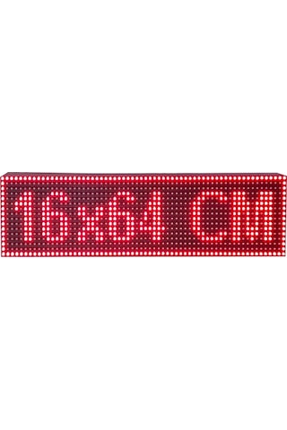 Kayan Yazı Led Tabela 16x64 Cm Kırmızı Çift Taraflı Eskişehirled