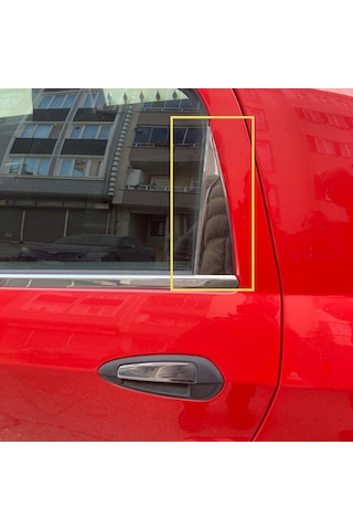 Fiat Punto Arka Kelebek Cam Kromu 2006 Üzeri 2Parça Paslanmaz Çel