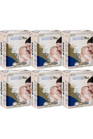 Pedo Plus Bebek Bezi Beden:2 3-6kg Mini 240 Adet Jumbo Avantaj 6'lı
