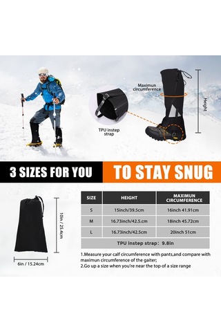 Yifomall Kar Kayakları, Dağ Yürüyüşü İçin Suluğa Dayanıklı Knee Protector - Siyah M 100 Adet起订