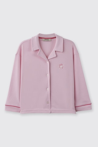 Panço Kız Çocuk Pijama Takım Pembe