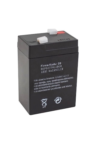Atex 6 Volt 4 Ah Işıldak Aküsü 70 48 101 Mm