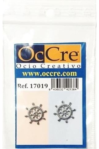 Occre 17019 Dümen Simidi 15 Mm. Zamak, 2 Adet-55327