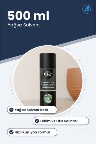 Elektronik Kart Temizleme Spreyi 500 Ml Yağsız Solvent Bazlı Lehi