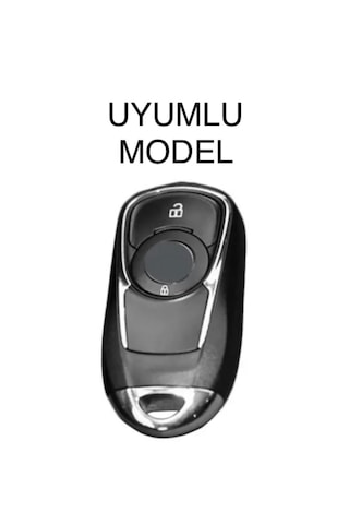 Opel Astra K Ve Insignia Grand Uyumlu Deri Anahtar Kılıf Ve Örgü Anahtarlık Kırmızı - Siyah