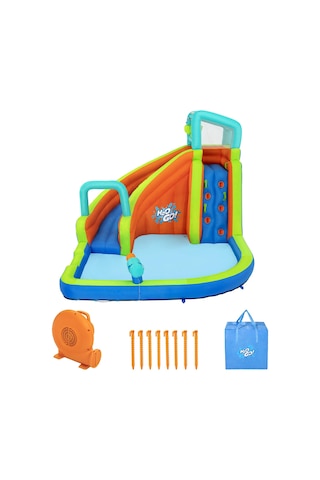 H2ogo 53408 Turbo Splash Çocuklar İçin Şişme Mega Su Parkı 2.70 M Mavi - Turuncu