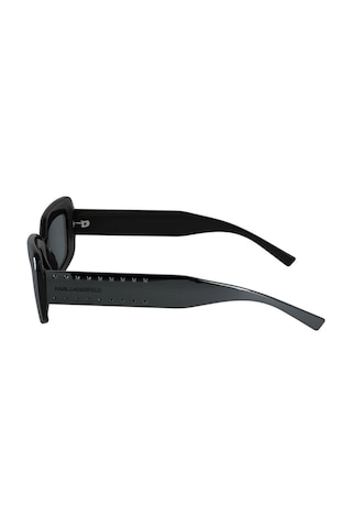 Karl Lagerfeld Kl 6164s 021 50 Kadın Dikdörtgen Siyah Kemik Güneş Gözlüğü Siyah