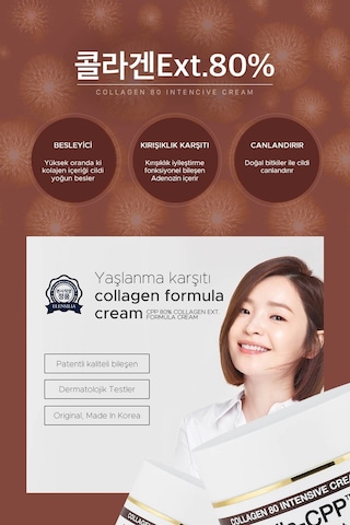 Elensilia %80 Kolajen Krem Elensilia Cpp 80 Collagen ula Cream