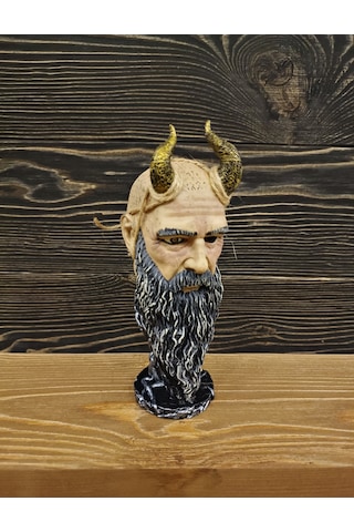 God Of War Ragnarok Kratos Mimir 20cm El Yapımı Polyester Figür