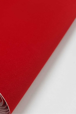 Alkantara Arkası Yapışkanlı Kumaş 100x150 Cm Lüks Süet Kaplama, Su İtici, Dayanıklı Alkantara Kırmızı