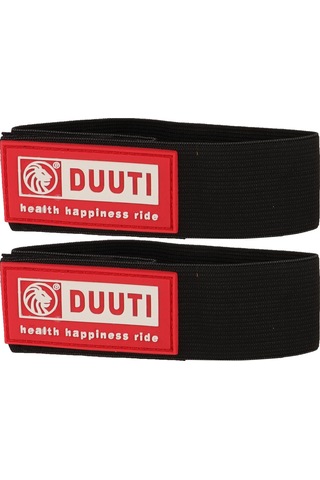 Skycity Bisiklet Leg Bandı Kırmızı - Sürekli Dayanıklı Elastik, Pantolonları Zincirden Ve Yağdan Korur, Isı Saklar - 2 Adet Kırmızı